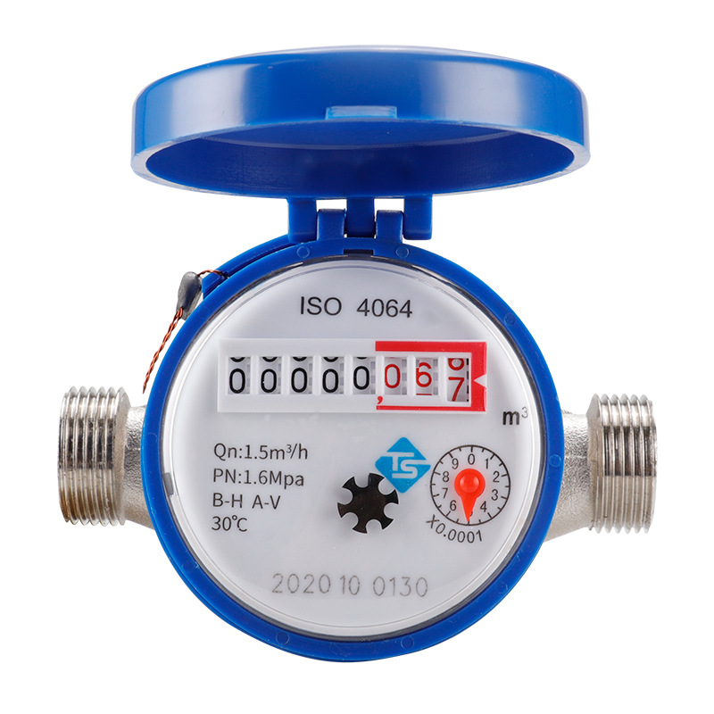 Export Smart Water Meter Household Mechanical Rotary Vane Cold Water Meter High Precision Pointer Digital Combination Water Meter