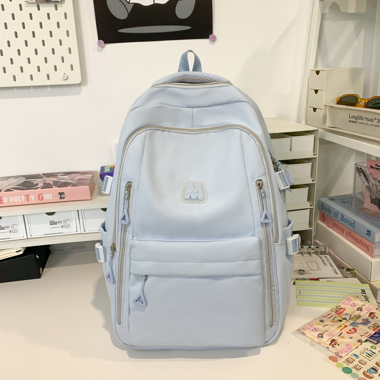Primary and Secondary School Students Load-Reducing Spine-Protecting Schoolbag Large Capacity 2024 New for Boys and Girls