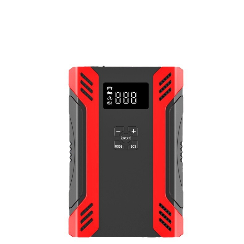 New Multifunctional 12V Car Portable Emergency Start Power Bank Mobile Power Wireless Inflator Pump All-in-One