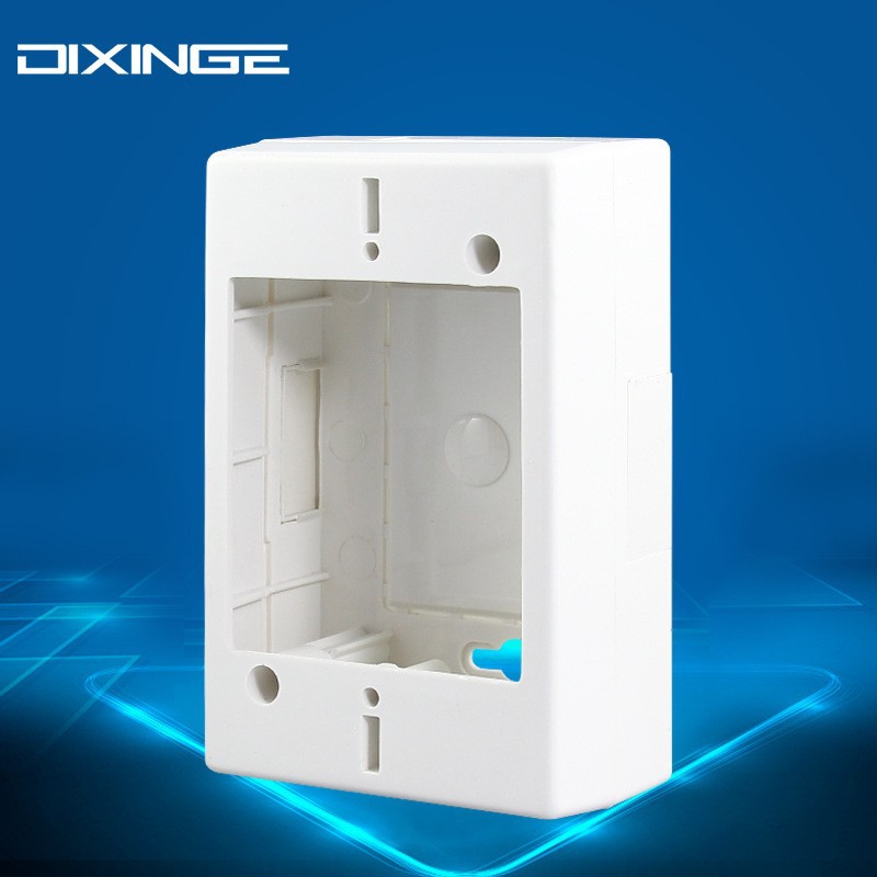 118 type American surface-mounted junction box, American standard wall switch plastic surface box South America power socket installation bottom box