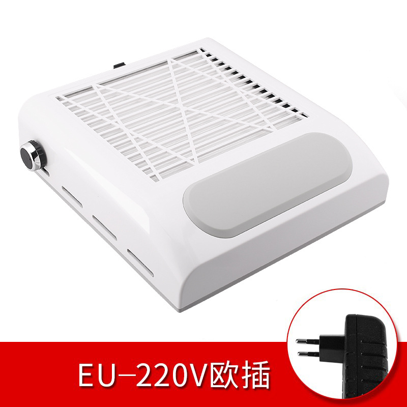 New Japanese nail dust collector adjustable speed 80W with filter pad desktop nail dust suction machine