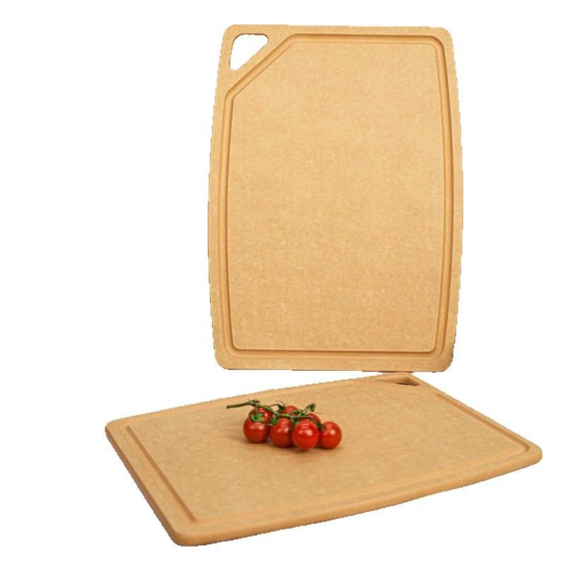 Wood Fiber Cutting Board Chopping Board Antibacterial Anti-Mold Non-Cracking Double-Sided Dual-Use Pine Wood Fiber Chopping Board