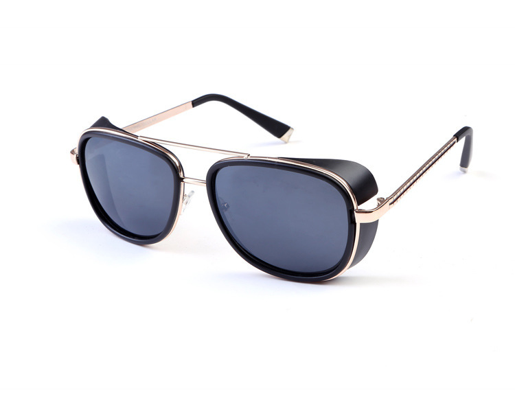 Iron Man 3 IRON TONY Double Beam Sunglasses for Men and Women, Sun Glasses
