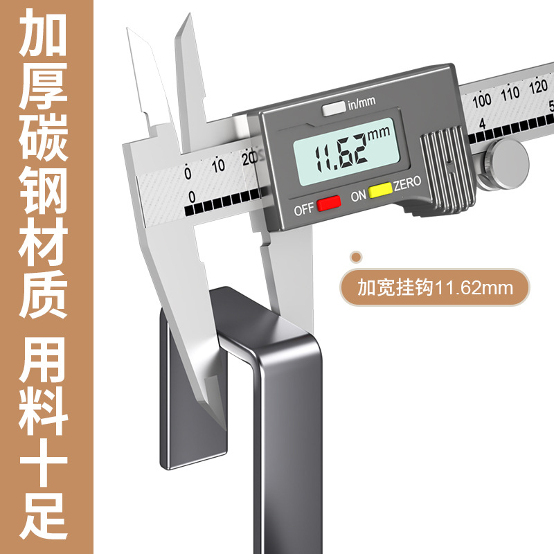 Door Hook Hang on Door Ready to Use No-Drill Clothes Hanger Storage Rack Clothes Storage Rack Bedroom Door Back Clothes Hook
