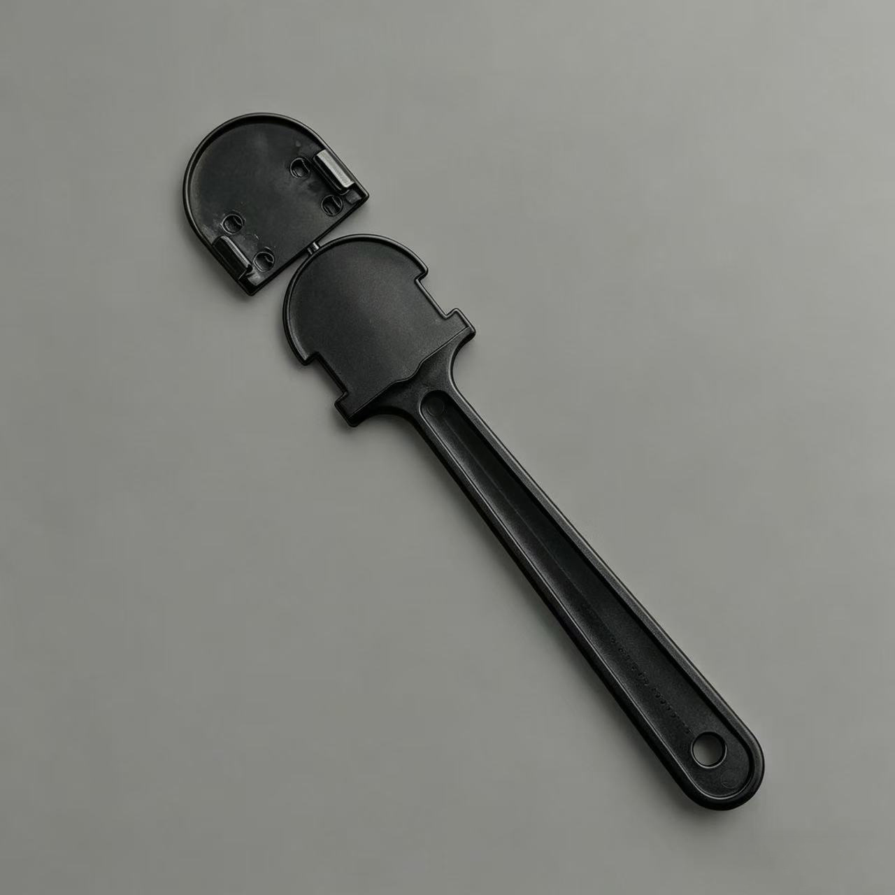 Mini fan handle fan handle kindergarten round fan DIY transparent plastic handle graffiti advertising fan fan handle accessories