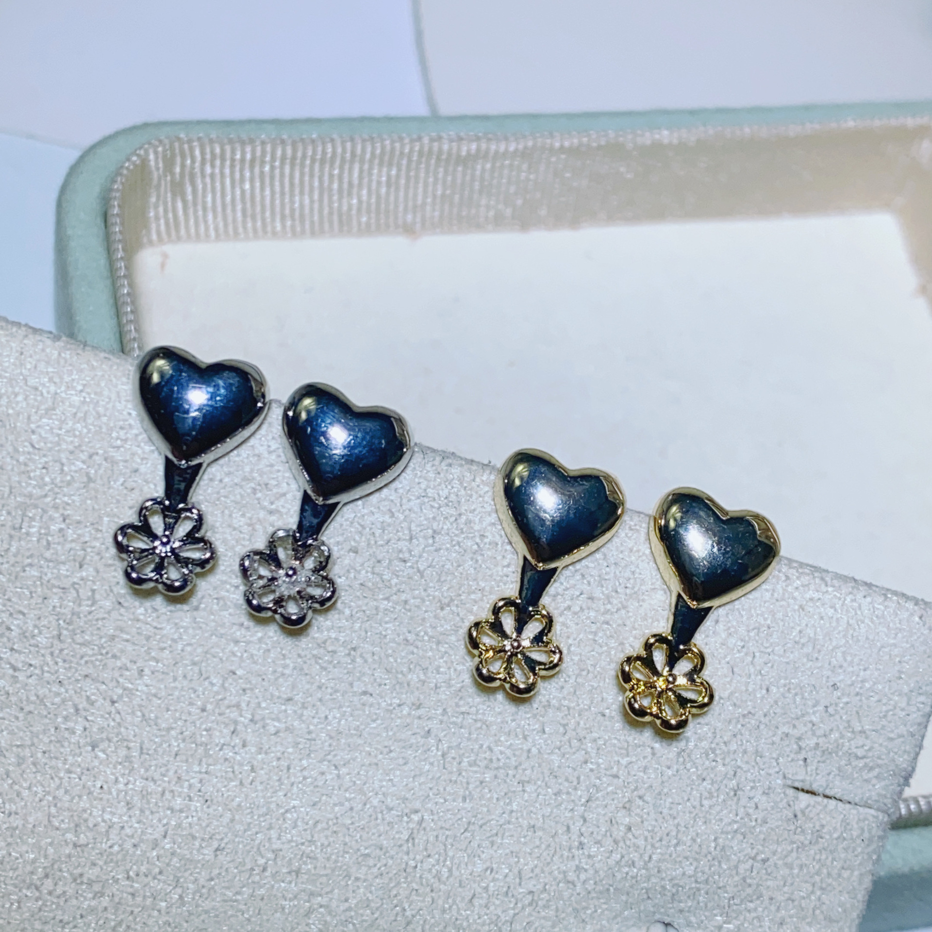 金色托（不含珠） · P1478爱心（8-8.5mm）