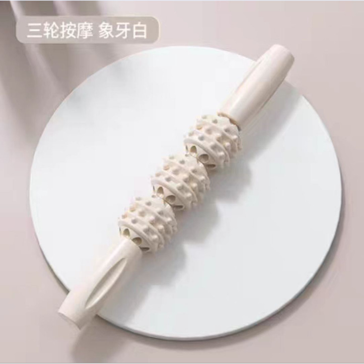 Ring leg massager roller wolf tooth stick foam roller for leg and thigh yoga muscle relaxation auxiliary foam roller
