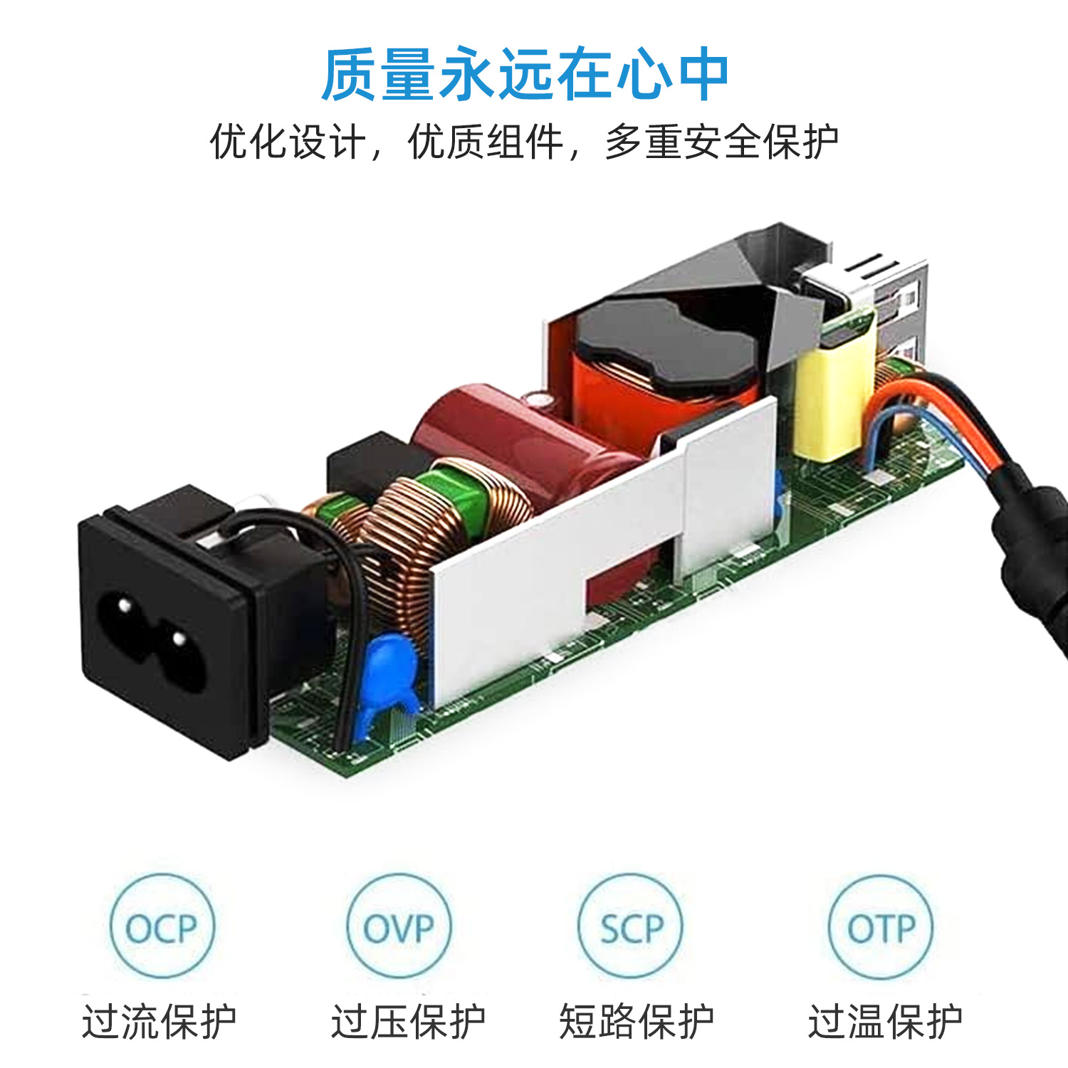 Multi-function 90W Laptop Power Adapter Smart Voltage Recognition 15V-20V Adapter Computer Charger