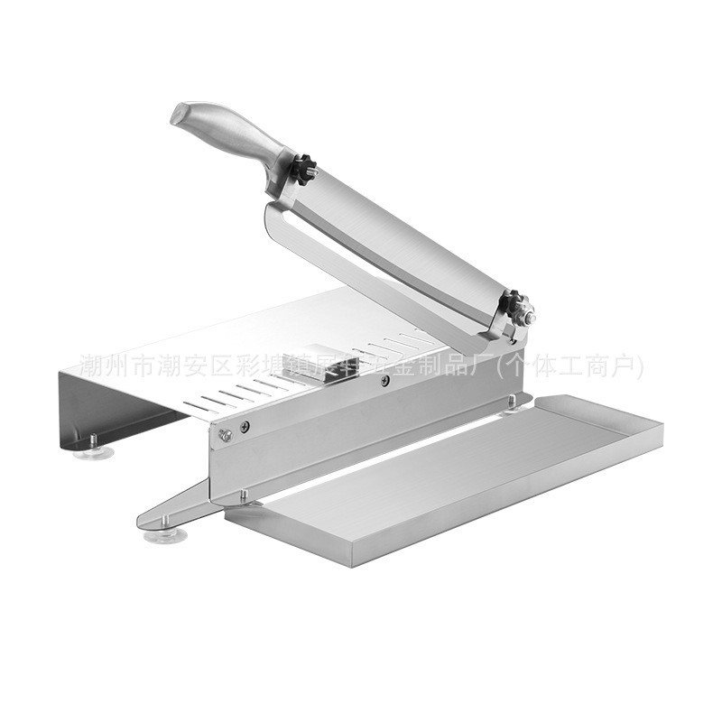 Food-grade stainless steel slicer for cutting medicinal herbs, fatty lamb rolls, meat slicer, chopper, bone chopper