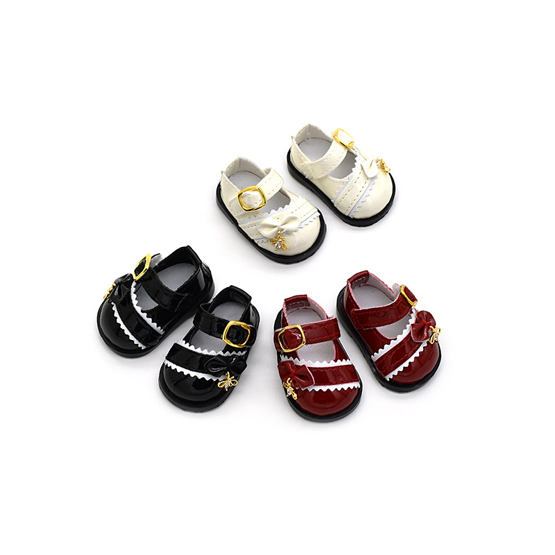 Fairy Doll Shoes 20cm Cotton Doll Leather Shoes EXO Star Doll Milu Doll Clothes Changing Accessories
