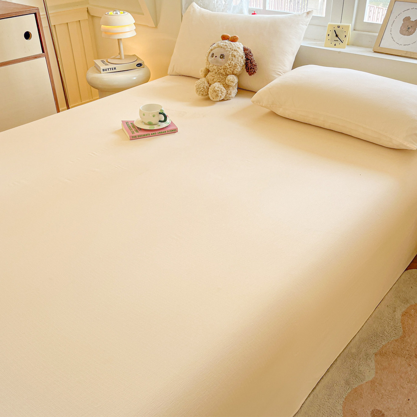 Summer double-layer gauze bed sheet single piece a class mother-infant grade dormitory single non-cotton pure cotton quilt cover pillowcase three-piece set 3
