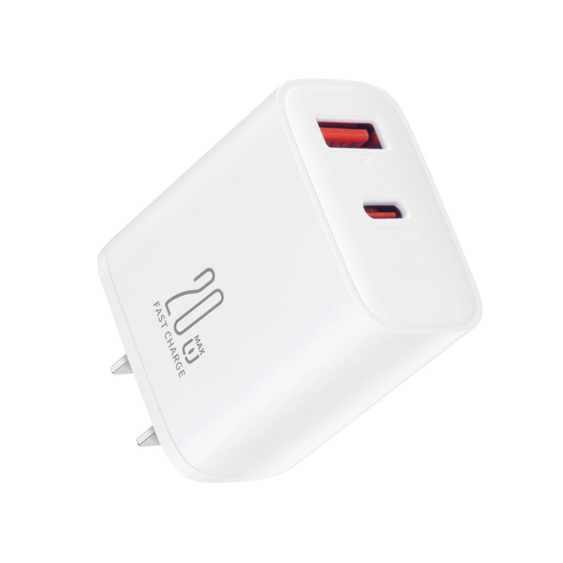 PD20W Fast Charger Phone Charging Head Dual PD QC for Apple Huawei Xiaomi Samsung Fast Charging