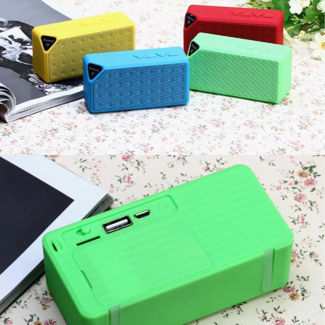 2027 Removable Battery Wireless Bluetooth Speaker X3 Mini Portable Outdoor External Battery Replaceable Gift Small
