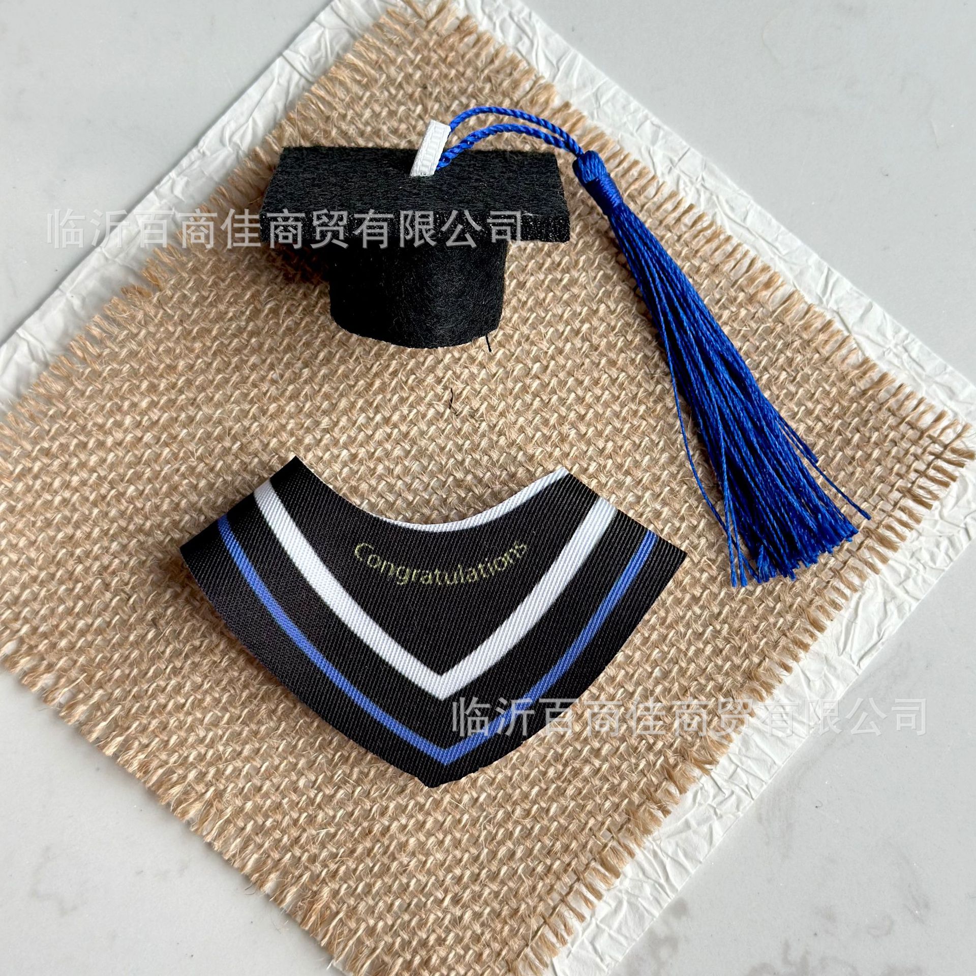 15CM doctoral uniform graduation bear plush toy teddy bear graduation souvenir with doctoral cap scarf doll clothes