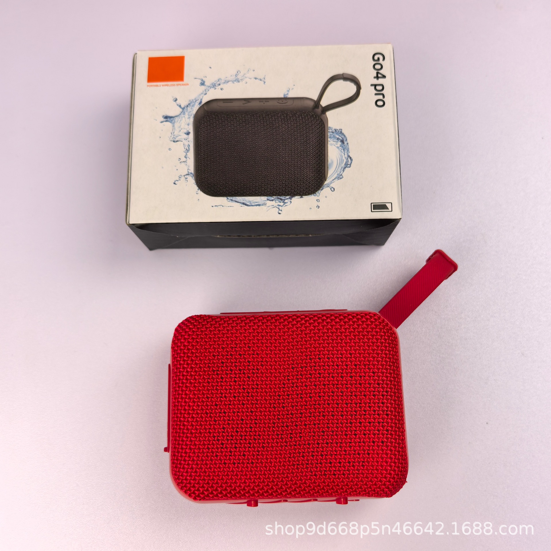 New GO4pro Wireless Bluetooth Speaker Gold Brick High Sound Quality Card Slot Portable Mini Sports Speaker Portable
