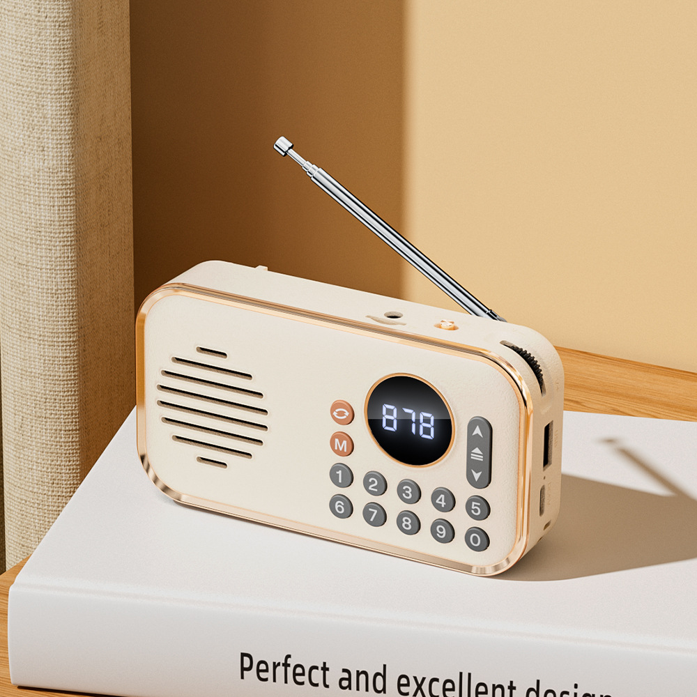 New Elderly Radio Bluetooth Speaker Card Slot U Disk Portable Music Broadcast Walkman Bluetooth Speaker