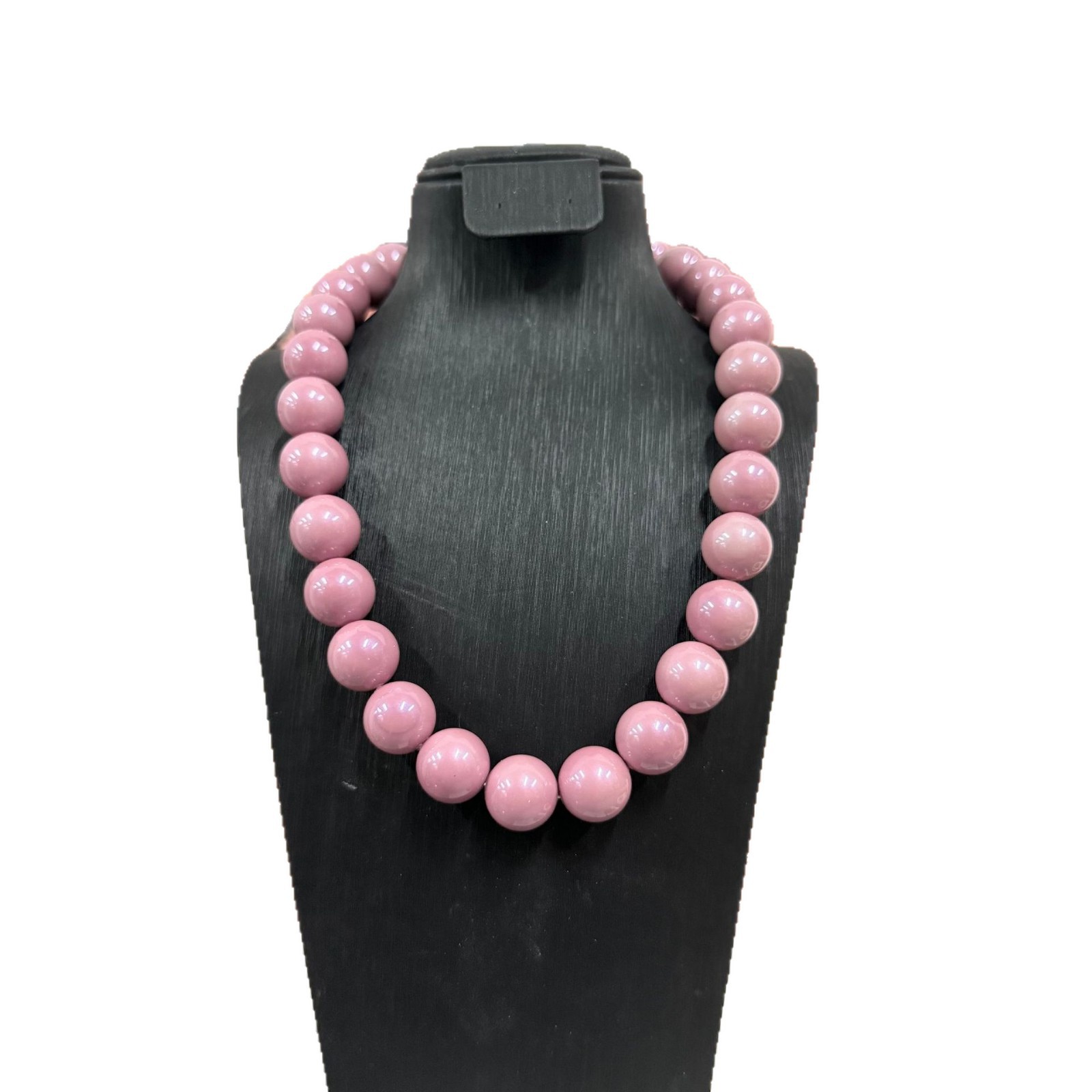 Imitation Swarovski Round Pearl Necklace for Women 14-16mm Large Size Necklace Clavicle Chain Accessories