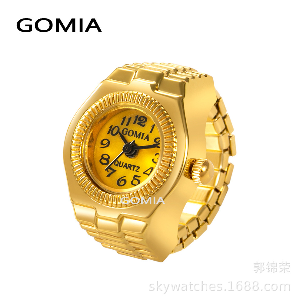GOMIA//EB Rivet Heart Octagonal Ring Watch