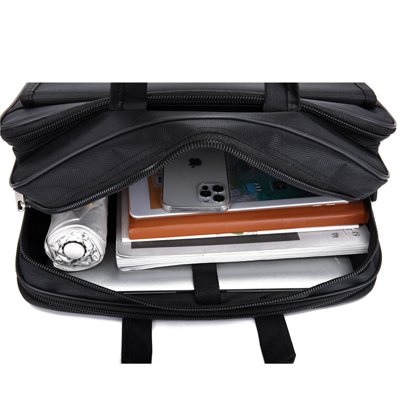 Laptop computer bag 15.6 inch single shoulder bag handbag large capacity multi-layer bag men and women bag business bag crossbody bag