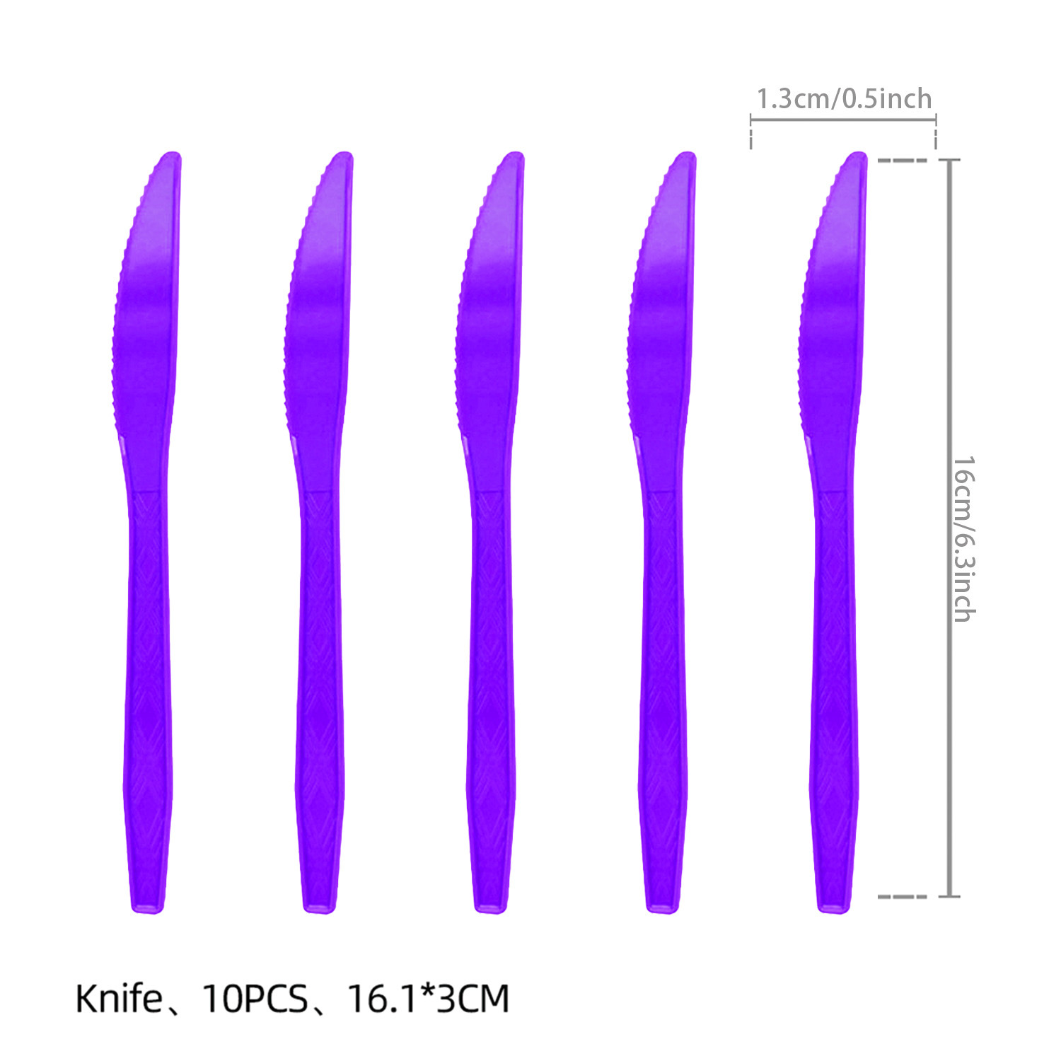 紫色刀10PCS