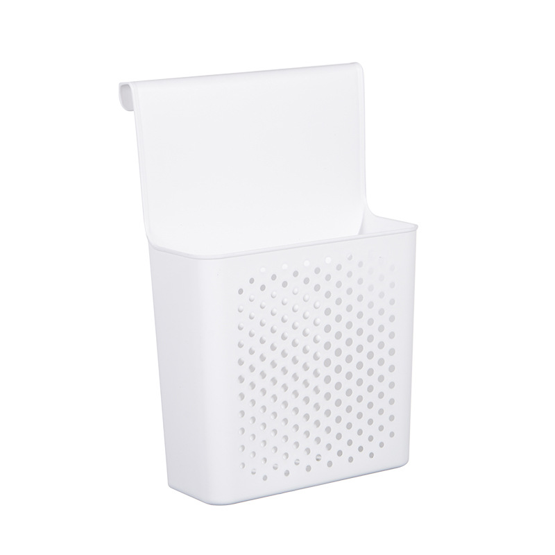 New cabinet door storage box, wall-mounted ginger garlic seasoning basket, kitchen storage rack, household supplies