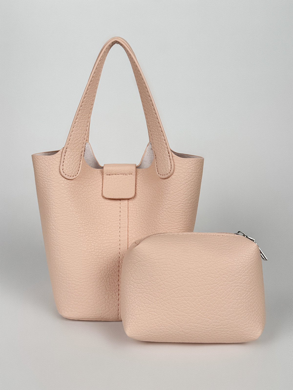 Women Bag PU Soft Leather Handheld Small Bag 2025 Summer New Casual Bucket Bag Single Shoulder Crossbody Bag