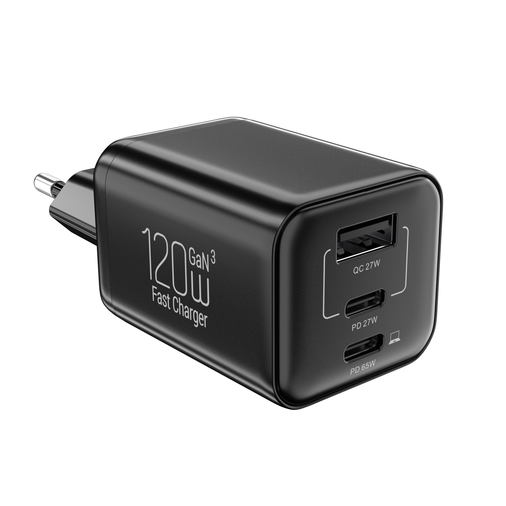 Certified 120W GaN Charger USB Charger for Laptops, Phones, and Other Devices