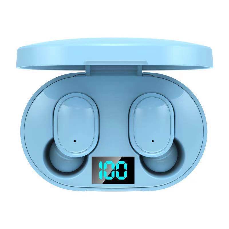 New E6S Bluetooth earphone with long battery life, digital display, in-ear noise-canceling, wireless, large capacity