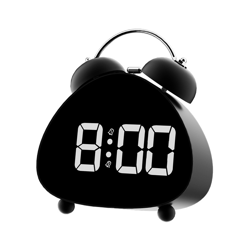 Alarm clock student special living room LED electronic display ringing super loud sound simple electronic clock children alarm clock