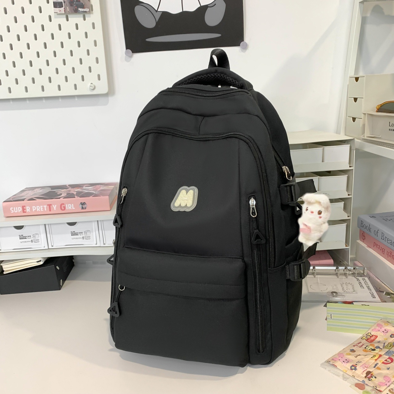Primary and Secondary School Students Load-Reducing Spine-Protecting Schoolbag Large Capacity 2024 New for Boys and Girls
