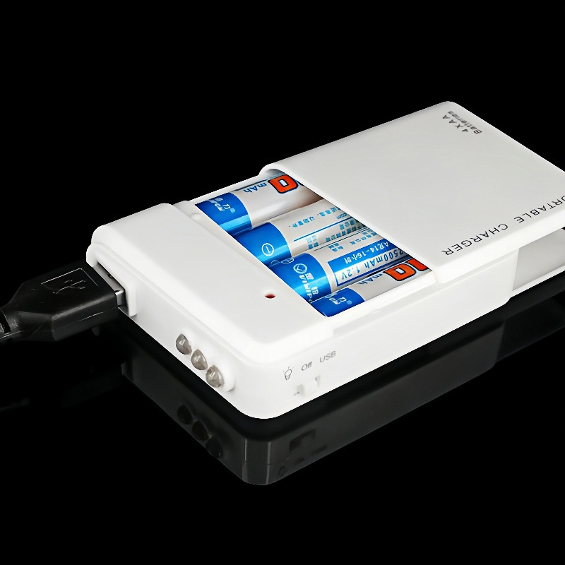 USB mobile battery box flashlight LED light phone 5号 battery emergency charger lighting dual-use emergency light