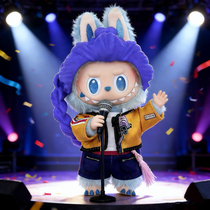 Labubu Witch Hunter Group Doll Clothes Lumi Zoe Mila Doll Clothes labubu 17cm Vinyl Figure Accessories