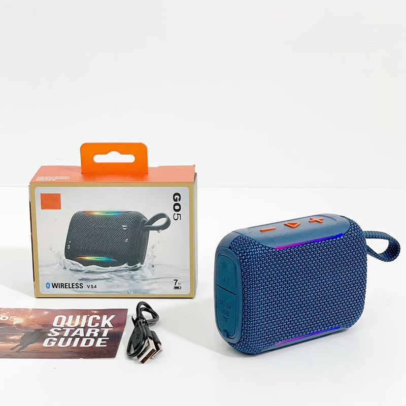 GO5 Wireless Bluetooth Speaker TWS Outdoor Home Portable Mini Bass Card Slot Gift Speaker