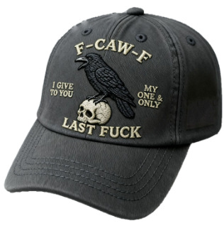 New F-CAW-F Crow Hat Baseball Cap F-CAW-F CrowHat Embroidered Hat Independent Station