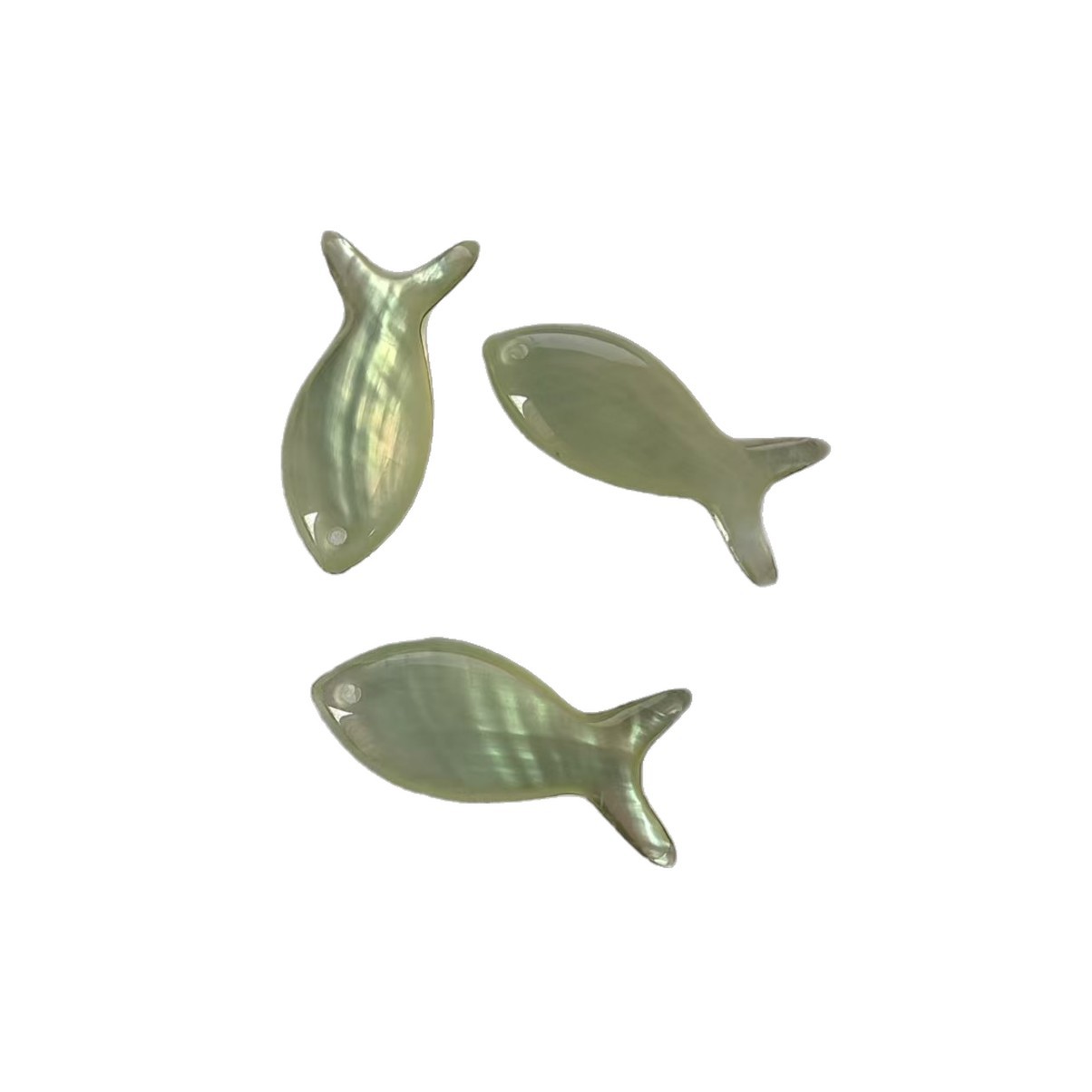 Shell Sticker Fish Single Hole Pendant Fish-Shaped Accessories DIY Earrings Handmade Cute Small Accessories