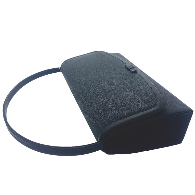 Japanese-style black funeral bag black bag formal banquet bag underarm bag single shoulder bag handbag women's bag
