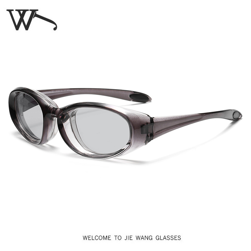 New Outdoor Hiking Cycling Sports Windproof Sunglasses Plain Face Sunglasses for Men and Women