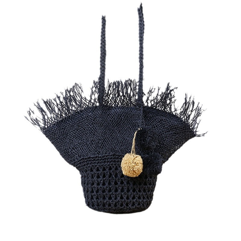 2026 new straw woven beach bag, summer fairy woven shoulder bag, vacation handbag