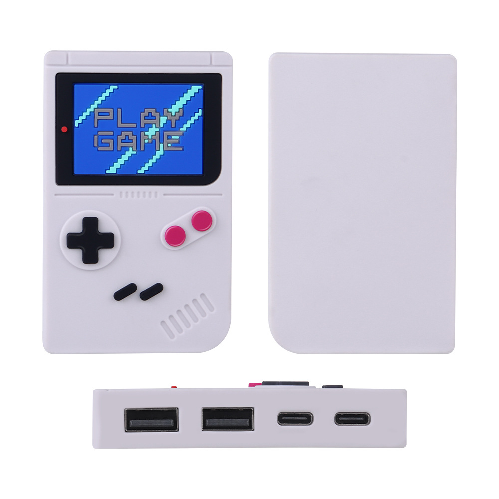 Game Console Shape USB Hub Office Entertainment Desktop Expansion Mini Portable Four-port Plug and Play