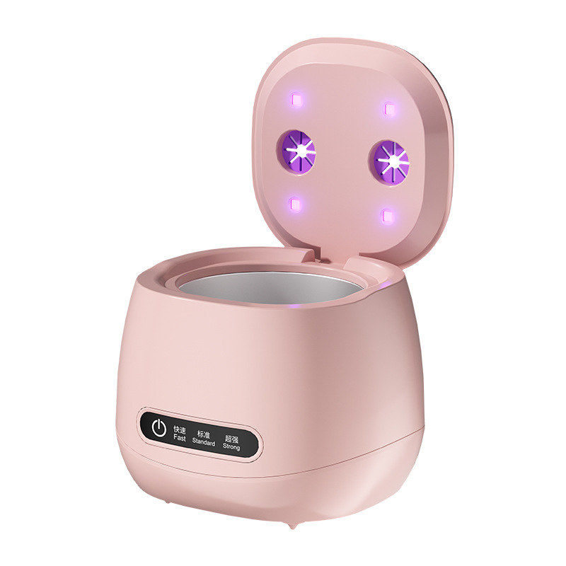 New Ultrasonic Dental Cleaning Machine Set Home Use Invisible Retainer Orthodontic Cleaner Retainer Box Ultraviolet