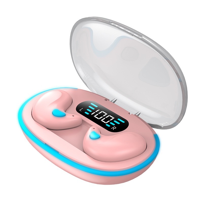 x55 sleep bluetooth headset mini noise-canceling bone conduction ultra-long battery life large capacity sports earphones