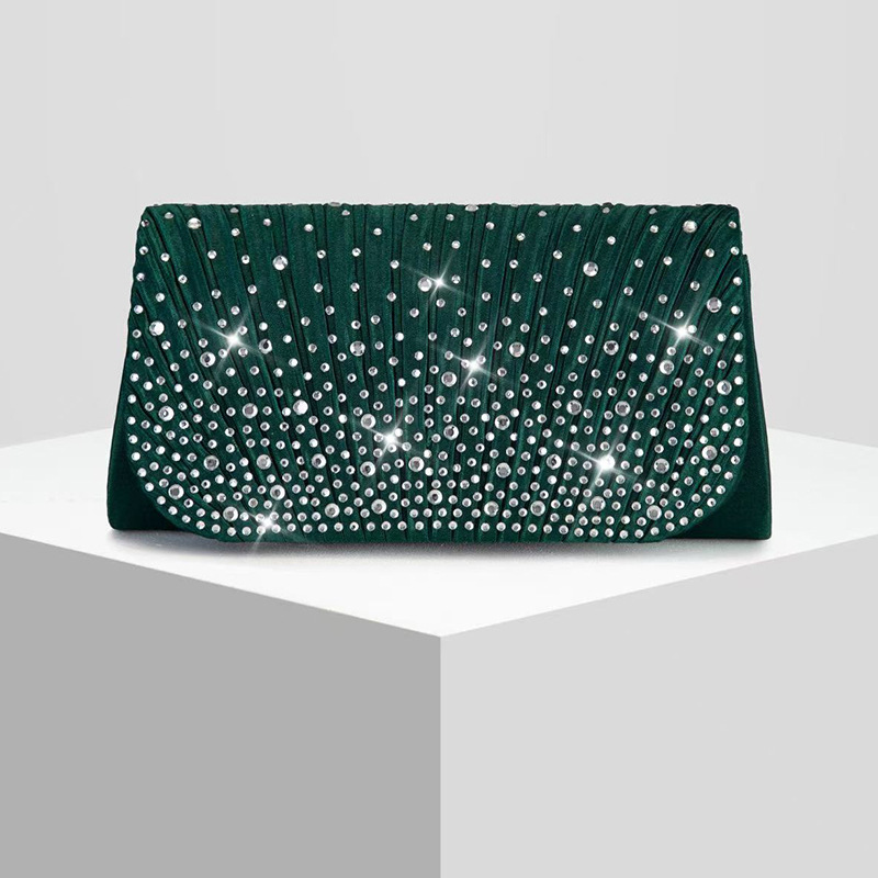 New Women's Shiny Rhinestone Evening Bag Evening Bag Wedding Bag Banquet Bag Clutch Crossbody Bag