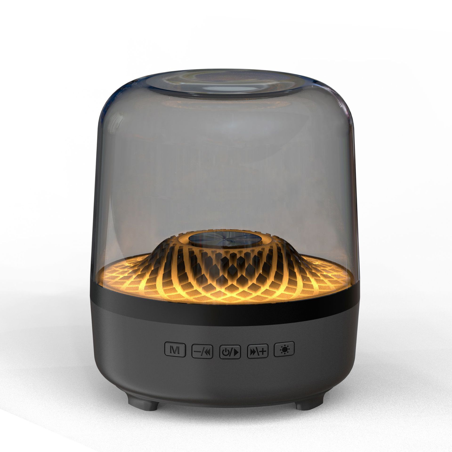 2026 New Glaze 4th Generation Colorful Light Bluetooth Speaker Mini Manhattan Small Speaker Computer Card Bass