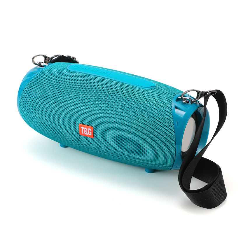 Shoulder-Back Outdoor Fabric Small War Drum Dual Speaker Bluetooth Speaker Wireless High Volume Music Player TG534