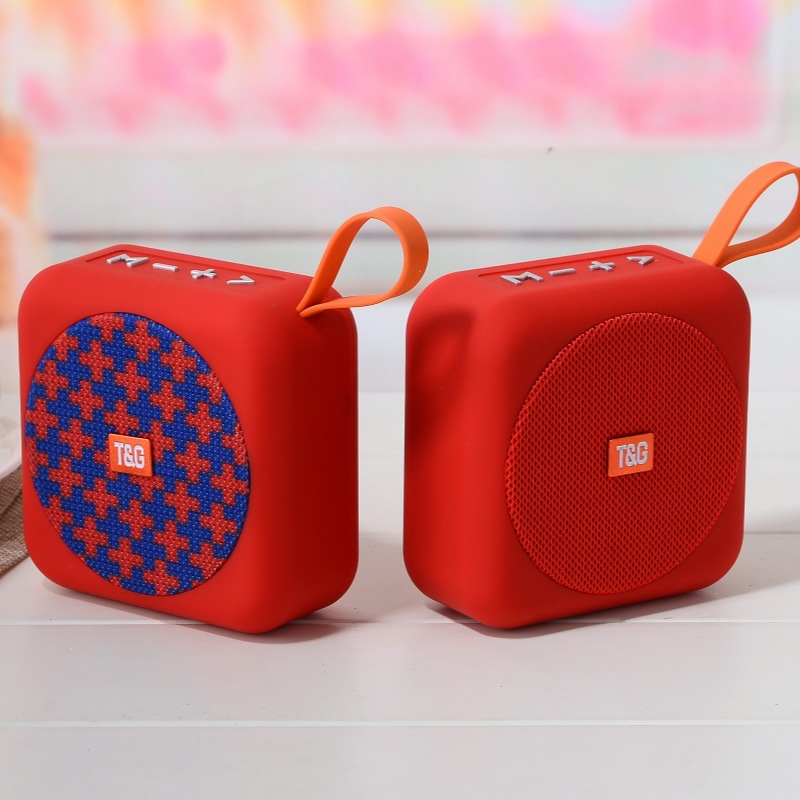 TG505 square Bluetooth speaker portable outdoor手提 waterproof fabric mesh fabric mini small speaker subwoofer