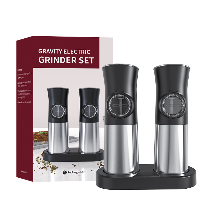 Lithium Battery Rechargeable Pepper Grinder Effort-saving Tool Electric Mill Rechargeable Pepper Grinder