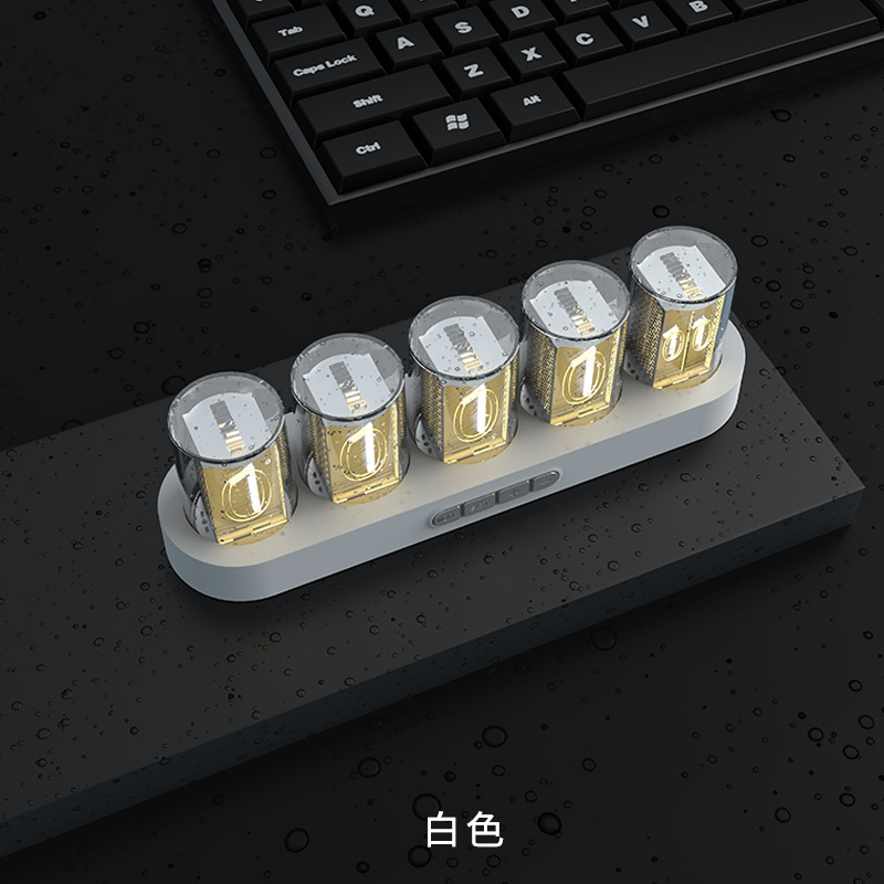 European Style Nixie Tube Electronic Clock Living Room Decoration Ornament Table Clock Digital Clock