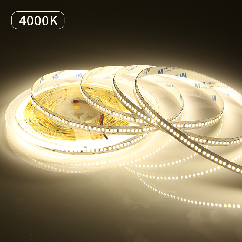 LED strip light, self-adhesive, living room ceiling, 24V, 10mm, 240D, single row, atmosphere, low-voltage, linear, 2835 strip light