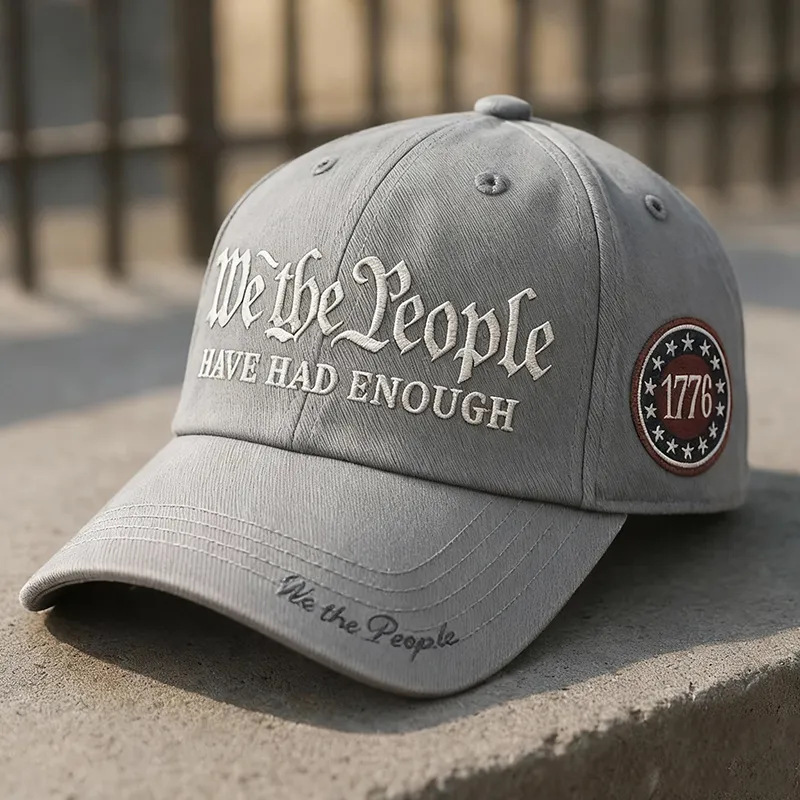 WETHEPEOPLE Embroidered Baseball Cap US Independent Station Distressed Outdoor Sun-Protective Hat Women's Visor Cap
