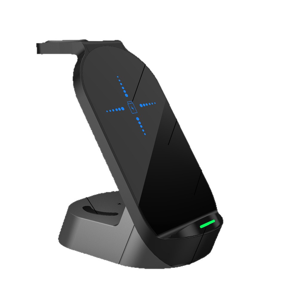 Magnetic 15W three-in-one wireless charger compatible with Apple phone watch earphone 25W magnetic wireless charger